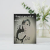 Verandering is geen Spectator Sport Art Print Briefkaart (Staand voorkant)