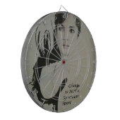 Verandering is geen Spectator Sport Art Print Dartbord (Voorkant Links)
