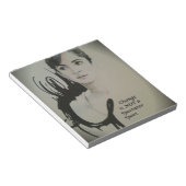 Verandering is geen Spectator Sport Art Print Notitieblok (Schuin)