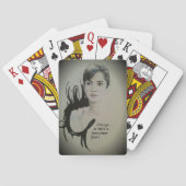 Verandering is geen Spectator Sport Art Print Pokerkaarten (Achterkant)