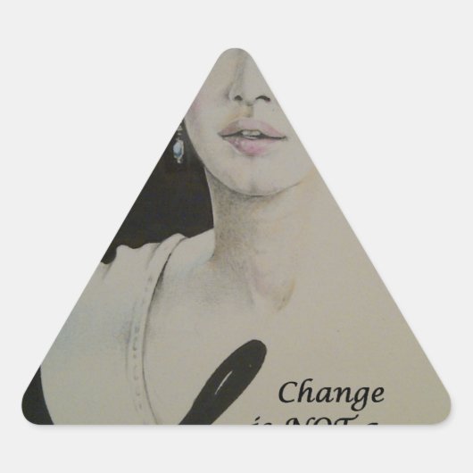 Verandering is geen Spectator Sport Art Print Sticker (Voorkant)