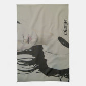 Verandering is geen Spectator Sport Art Print Theedoek (Verticaal)