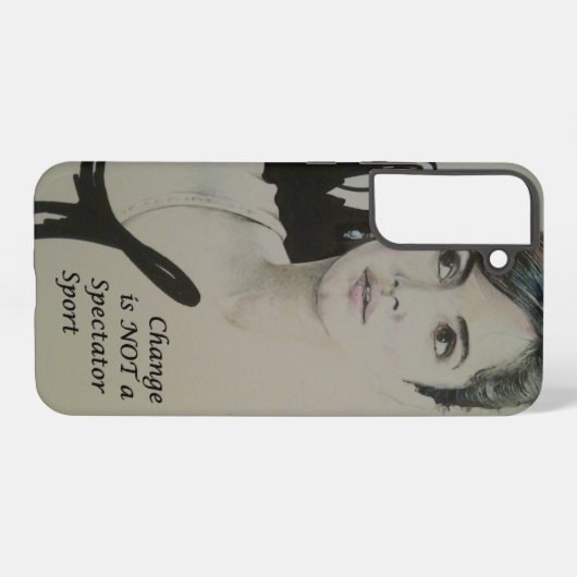 Verandering is geen Spectator Sport Samsung Galaxy Hoesje (Achterkant horizontaal)