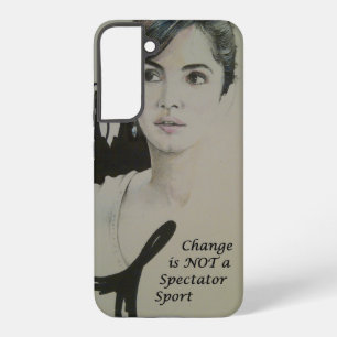 Verandering is geen sport voor toeschouwers samsung galaxy hoesje
