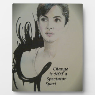 Verandering is Geen Toeschouwerssport Kunstprint Fotoplaat