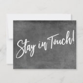 Verandering is goed! Grey Grunge Aankondiging (Achterkant)