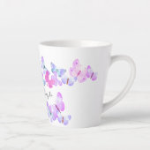 Verandering is niet iets om Butterflies te vrezen Latte Mok (Rechts)