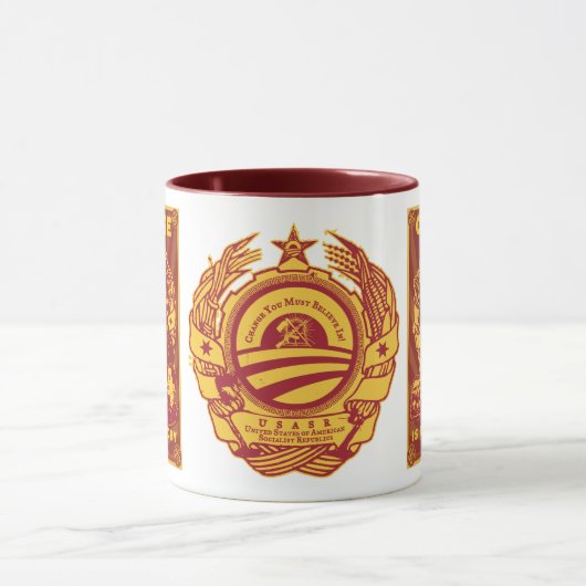 Verandering is verplicht! Comrade Obama Spoof Mok (Midden)