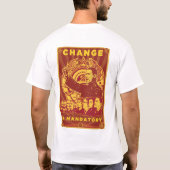 Verandering is verplicht! Comrade Obama Spoof Shir T-shirt (Achterkant)