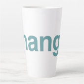 Verandering Latte Mok (Voorkant)