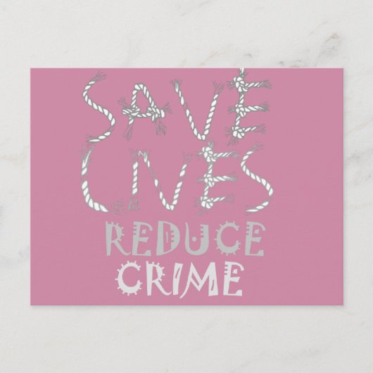 Verandering mogelijk maken met de :Save Lives Redu Briefkaart (Voorkant)
