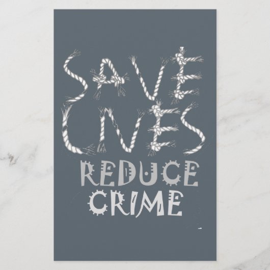 Verandering mogelijk maken met de :Save Lives Redu Briefpapier (Voorkant)