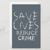 Verandering mogelijk maken met de :Save Lives Redu Briefpapier (Voorkant / Achterkant)