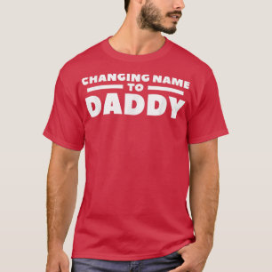 Verandering naam naar papa Geslacht openbaart zwan T-shirt