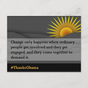 Verandering slechts gebeurt (2) briefkaart