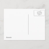 Verandering van adres Bloemen briefkaart (Achterkant)