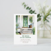 Verandering van Adres Boerderij Verhuisaankondigin Briefkaart (Staand voorkant)