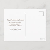 Verandering van Adres Boerderij Verhuisaankondigin Briefkaart (Achterkant)