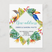 Verandering van adres briefkaart hebben wij tropis (Voorkant)