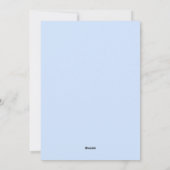 Verandering van adres Christmas Flat Kaart Snowman (Achterkant)