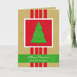 Verandering van adres Christmas Kaart