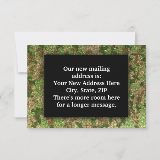 Verandering van adres Militaire Verlichting van he Aankondiging (Achterkant)