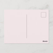 Verandering van adres Schoolbord Cactus Bloemen Briefkaart (Achterkant)
