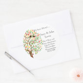 Verandering van adres Stickers herfst herfst stamb (Envelop)