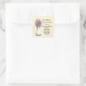 Verandering van adres Stickers lavendel (Tas)