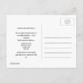 Verandering van adres tropisch, palmboom, Florida Aankondigingskaart (Achterkant)