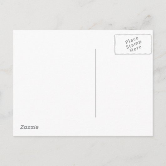 Verandering van adres water-kleur briefkaart (Achterkant)