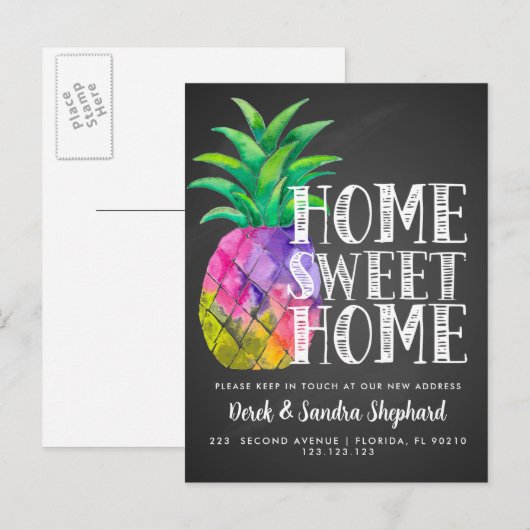 Verandering van adressaat briefkaart we hebben ana (Voorkant / Achterkant)