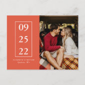 Verandering van Datum Bruiloft Uitstel Briefkaart (Voorkant)