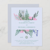 Verandering van datum plannen uitstel wilde bloeme (Voorkant / Achterkant)