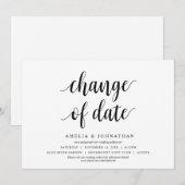 Verandering van datum, Trouwdatum wijzigen kaart (Voorkant / Achterkant)