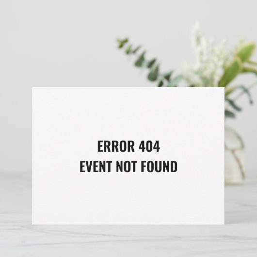 Verandering van datum uitgesteld grappig geannulee kaart (Staand voorkant)