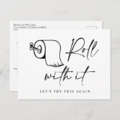 Verandering van Datum Uitgestelde annulering Briefkaart (Voorkant / Achterkant)