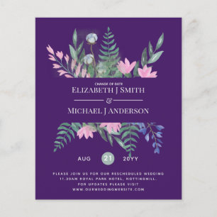 Verandering van datumplannen Verlenging Wildbloeme