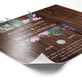 Verandering van datumplannen Verlenging Wildbloeme Foto Afdruk (Hoek)