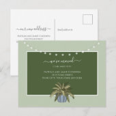 Verandering van de Aankondiging van het Manuscript Briefkaart (Voorkant / Achterkant)