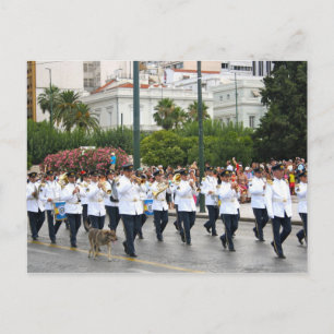 Verandering van de bewakers in Athene Griekenland Briefkaart