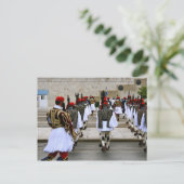 Verandering van de bewakers in het Briefkaart van  (Staand voorkant)