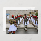 Verandering van de bewakers in het Briefkaart van  (Voorkant / Achterkant)