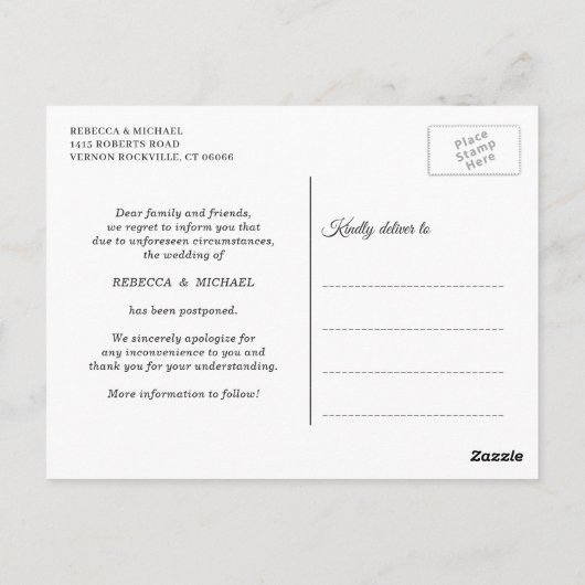 Verandering van de Breedte Rustic String Lights va Briefkaart (Achterkant)