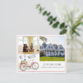 Verandering van de Cyclus van het Adres met de Aan Aankondigingskaart (Staand voorkant)