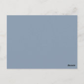 Verandering van de datum Uitgestelde rustieke land Briefkaart (Achterkant)