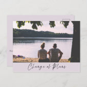 Verandering van de datum van het huwelijk in het U Briefkaart (Voorkant / Achterkant)