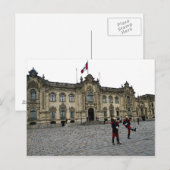Verandering van de Garde in Lima, Peru Briefkaart (Voorkant / Achterkant)