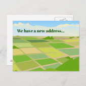 Verandering van de Gebieden van het Huis van het A Aankondigingskaart (Voorkant / Achterkant)