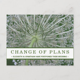 Verandering van de plannen Briefkaart van koningin